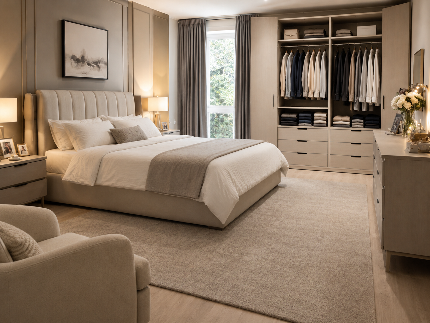 Schlafzimmer nachher
